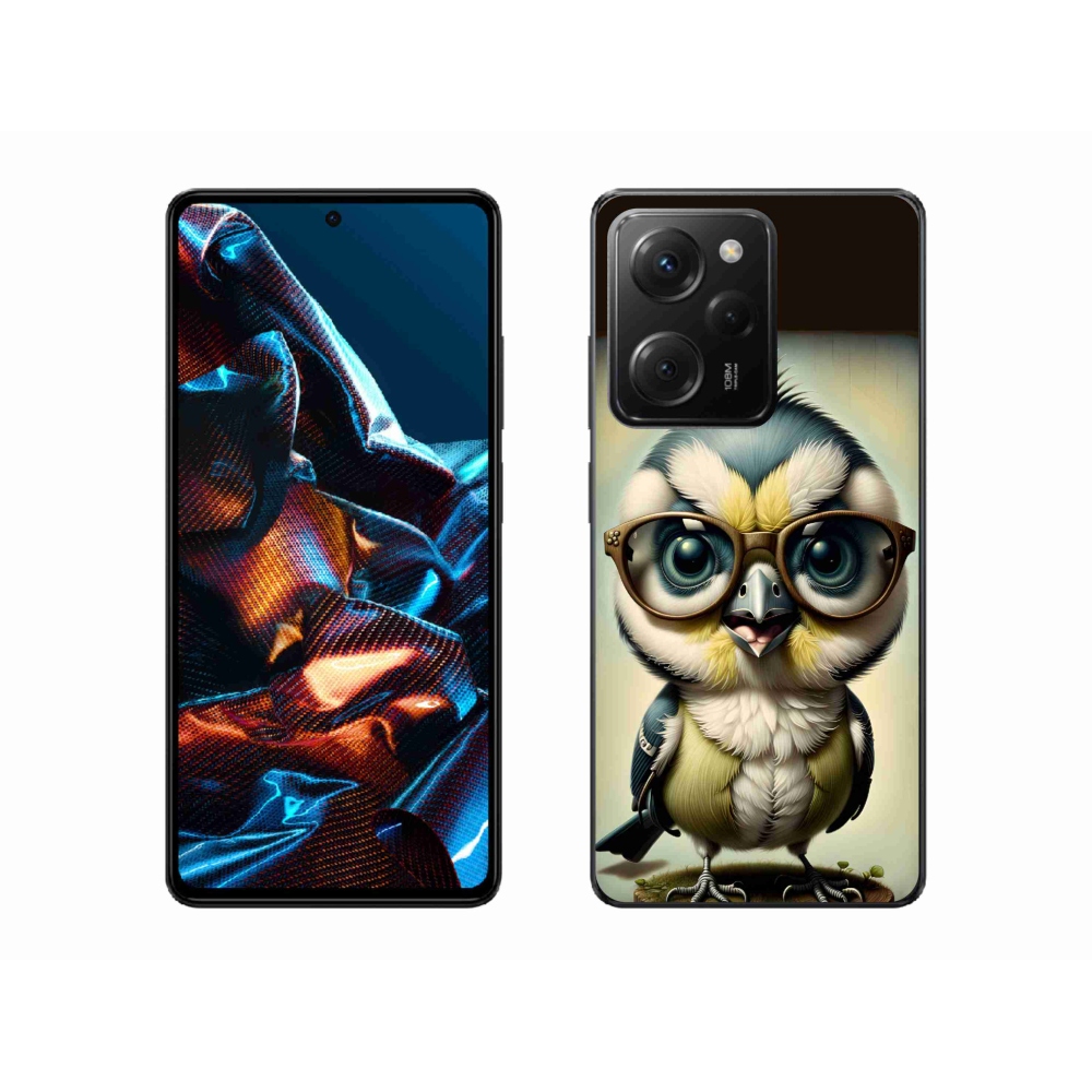 Gél borítás mmCase a Xiaomi Poco X5 Pro 5G - kölyök szemüveggel