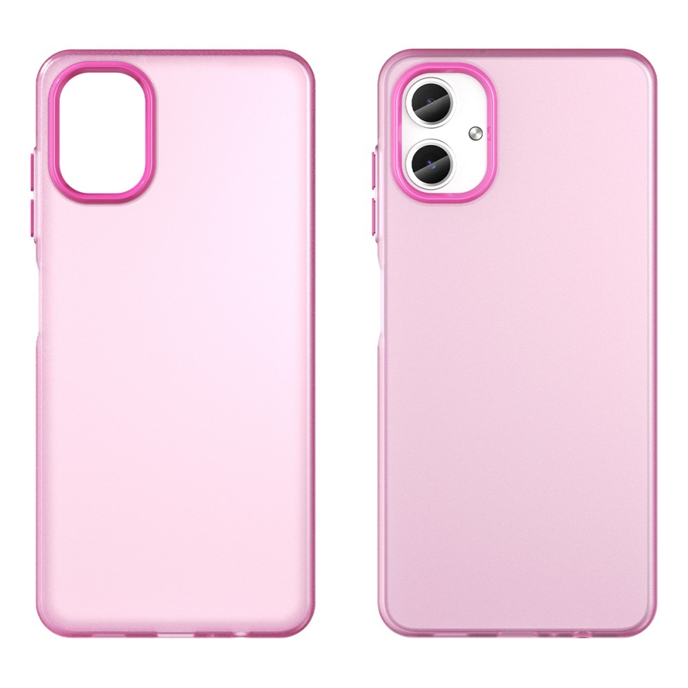 Candys matt zselés tok Samsung Galaxy A06 4G - rózsaszínű