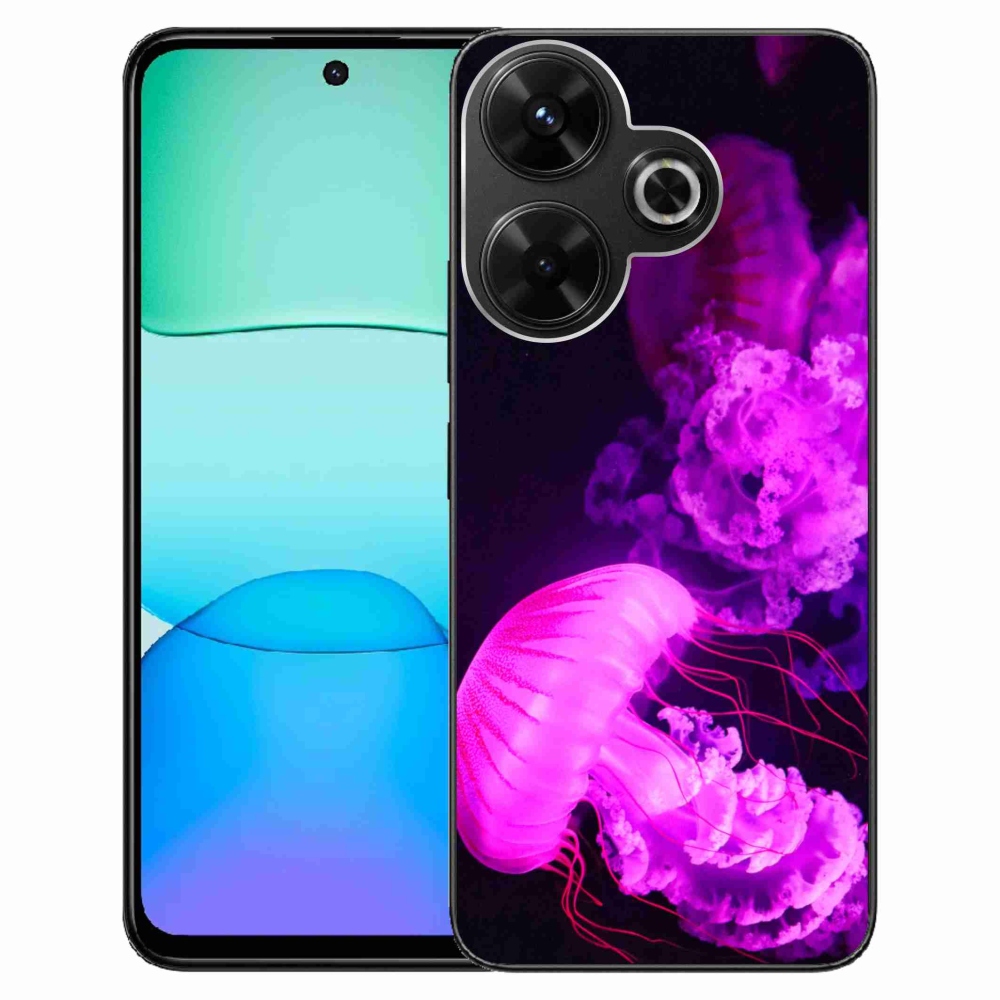 Gél borítás mmCase a Xiaomi Redmi 13 4G/Poco M6 4G - medúza 1