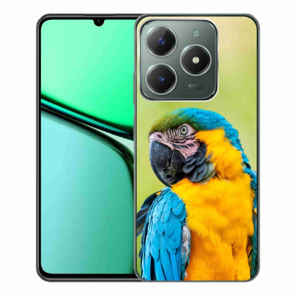 Gél tok mmCase a Realme C61 készülékhez - papagáj ara 2
