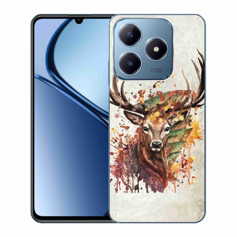 Gél tok mmCase a Realme C63 készülékhez - szarvas 1