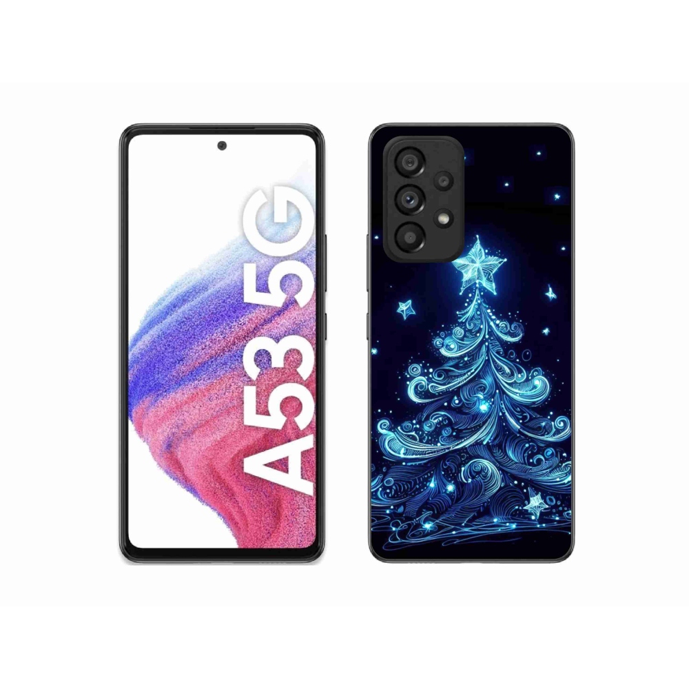 Gél borítás mmCase Samsung Galaxy A53 5G - neon karácsonyfa 4