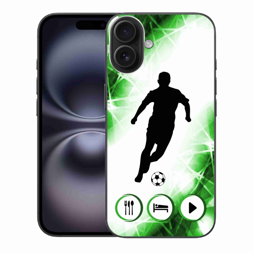 Gél borítás mmCase iPhone 16 Plus készülékhez - focista