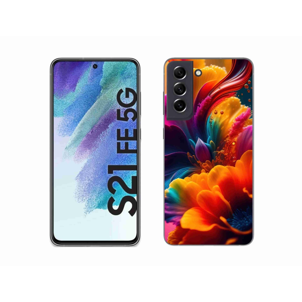 Zselés borítás mmCase Samsung Galaxy S21 FE 5G - absztrakt motívum 2