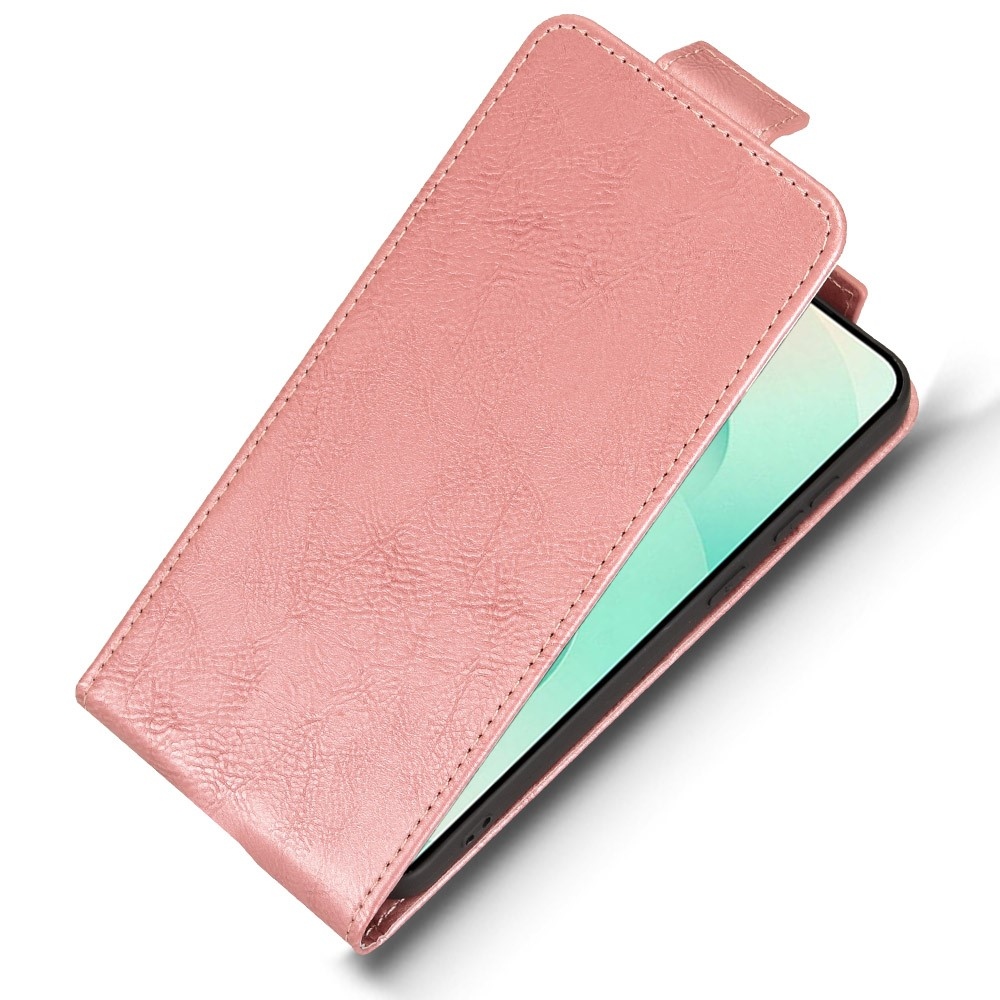 Vert flip tok Samsung Galaxy S25 FE készülékhez - rózsaarany