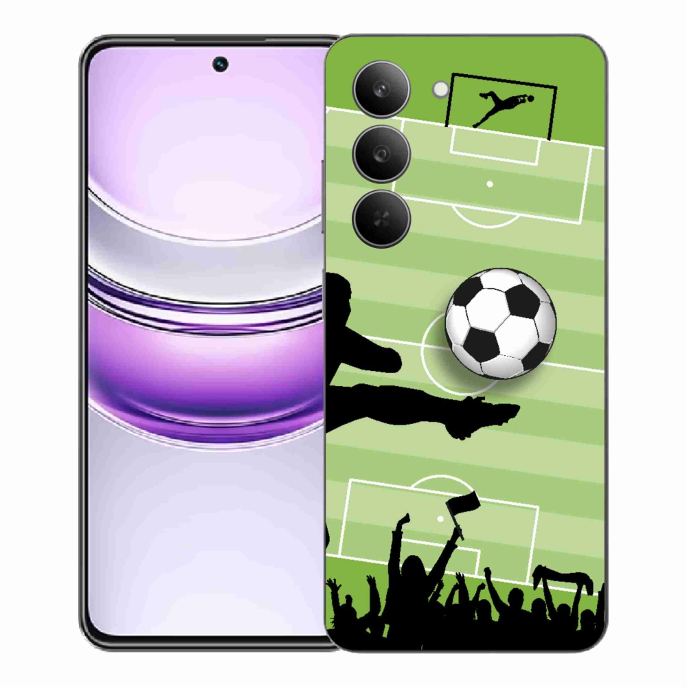 Gél borítás mmCase a Realme 14x 5G készülékhez - futball 3