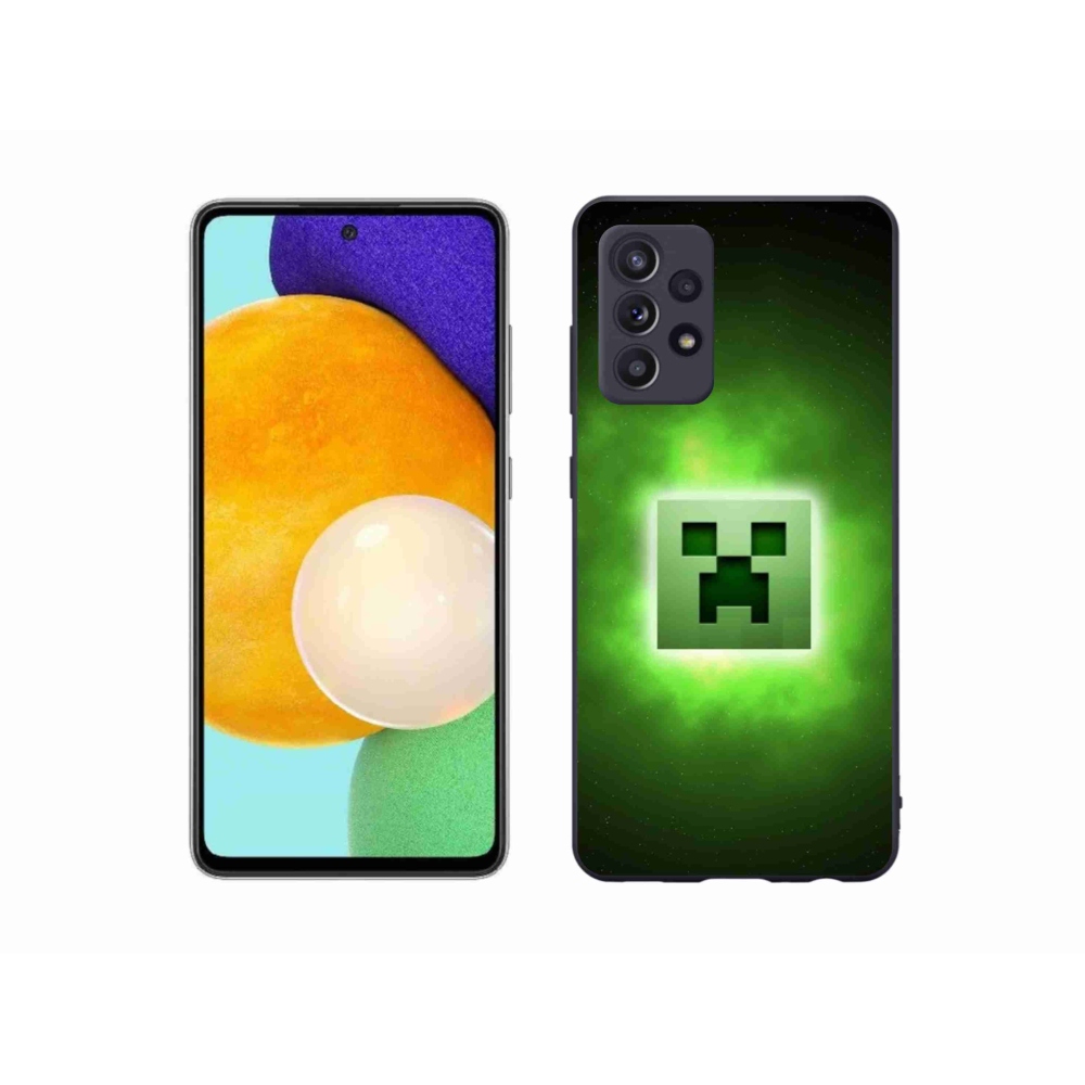 Gél borítás mmCase Samsung Galaxy A52/A52 5G - minecraft