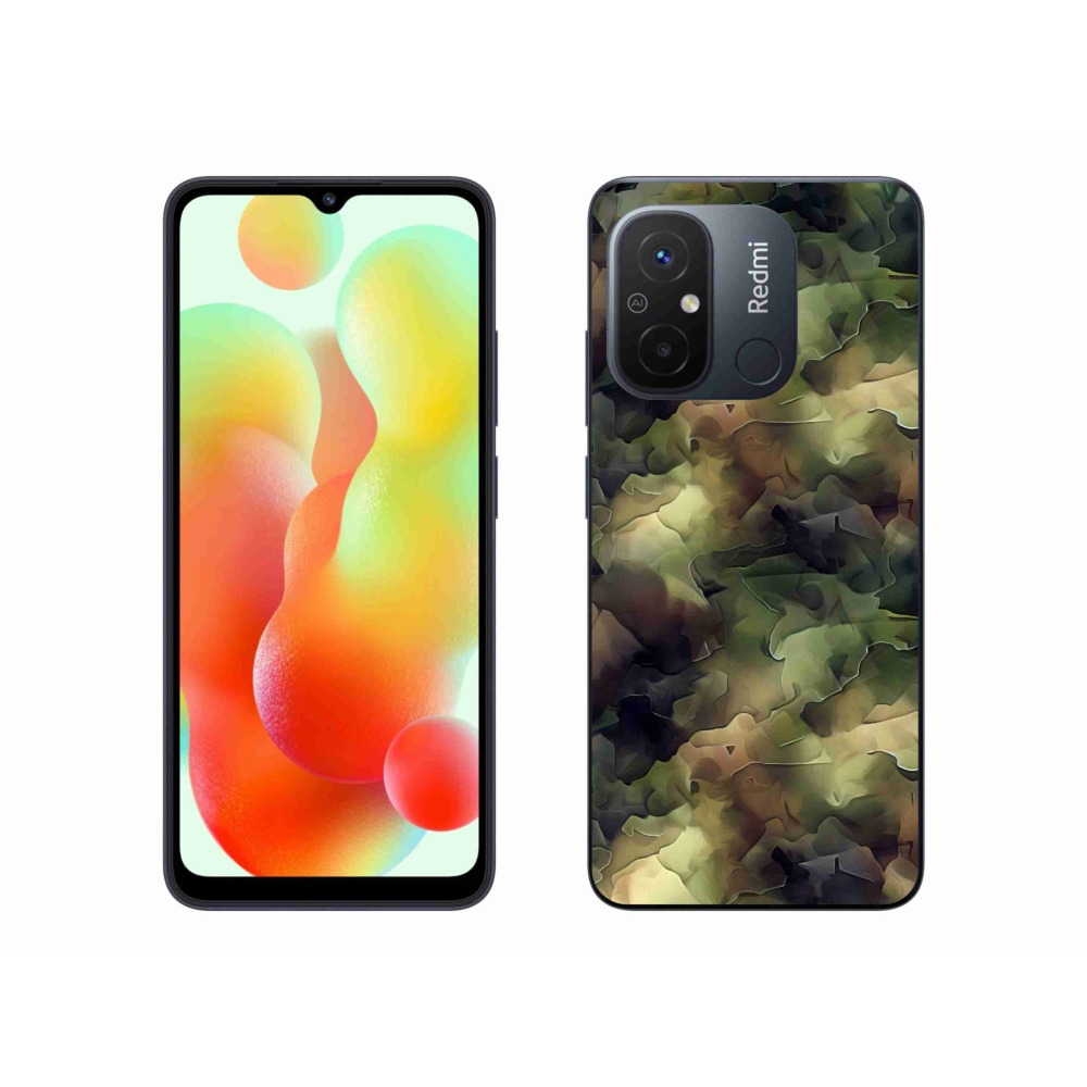 Gél borítás mmCase a Xiaomi Redmi 12C-hez - terepszínű minta 10