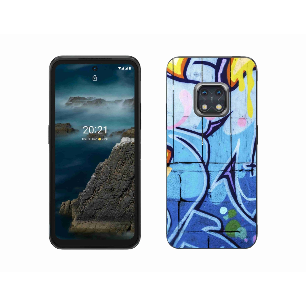Zselés borítás mmCase a Nokia XR20 készülékhez - graffiti