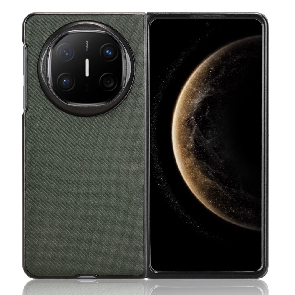 Textúrás műanyag borítás műbőrrel a Huawei Mate X6-on - zöld