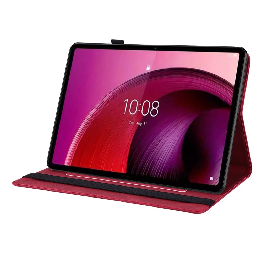 Impresszum záró tok a Lenovo Tab M10 5G-hez - piros