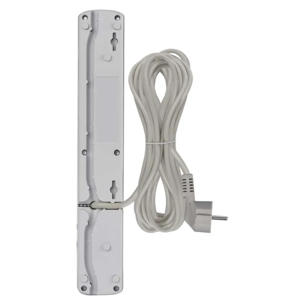 Túlfeszültségvédő - 5 aljzat, 5m - szürke