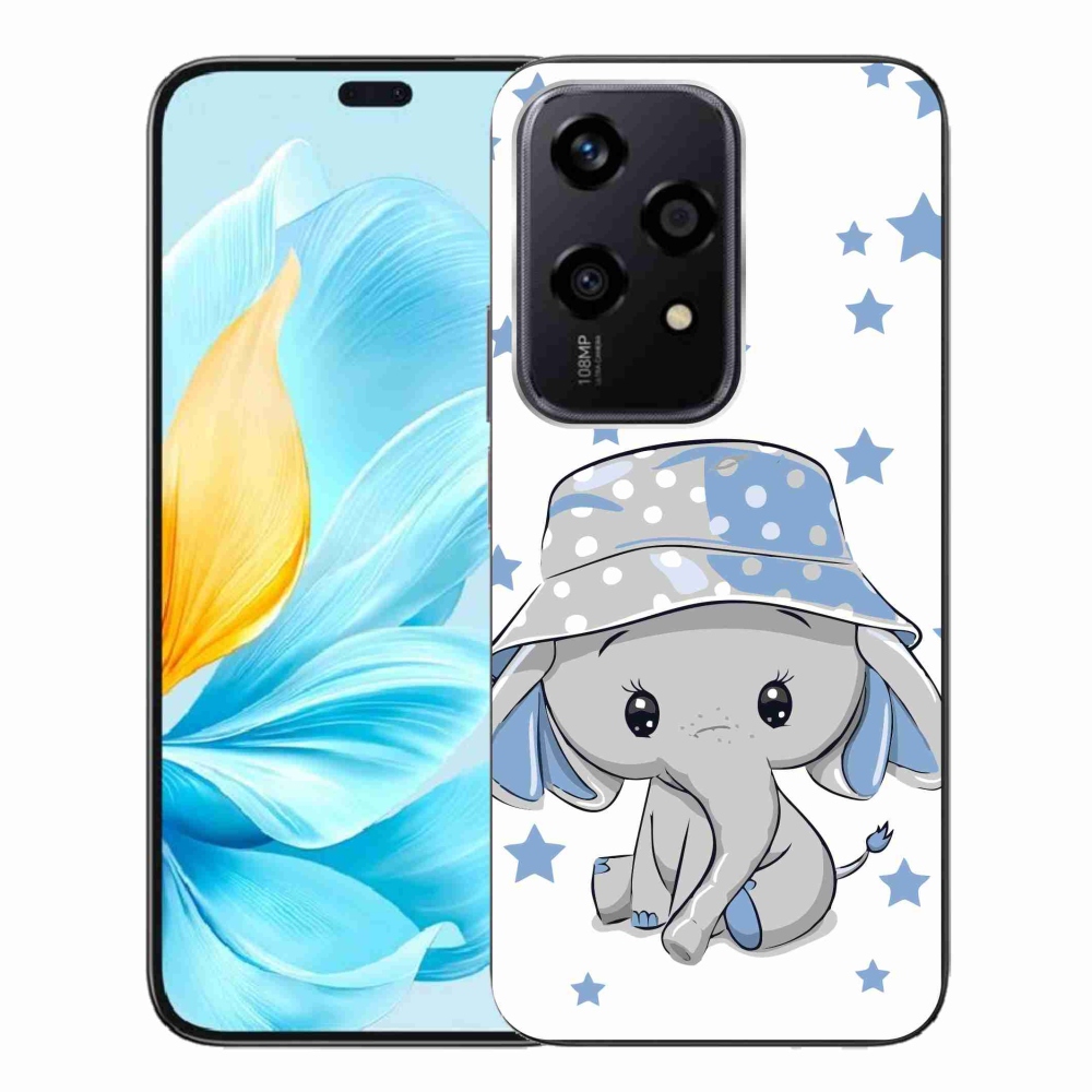 Zselés borítás mmCase a Honor 200 Lite 5G készülékhez - kék elefánt