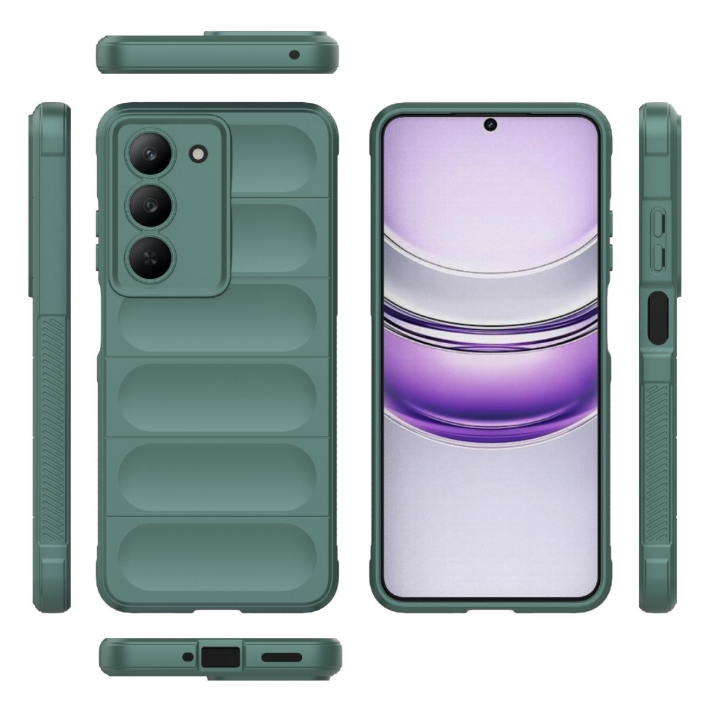 Rugg tartós zselés tok a Realme 14x 5G készülékhez - zöld