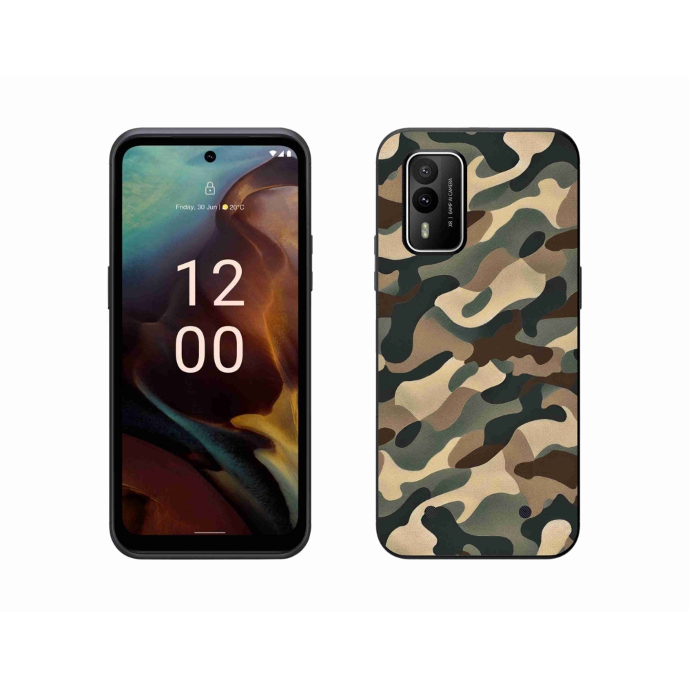 Zselés borítás mmCase a Nokia XR21 készülékhez - terepszínű minta 11