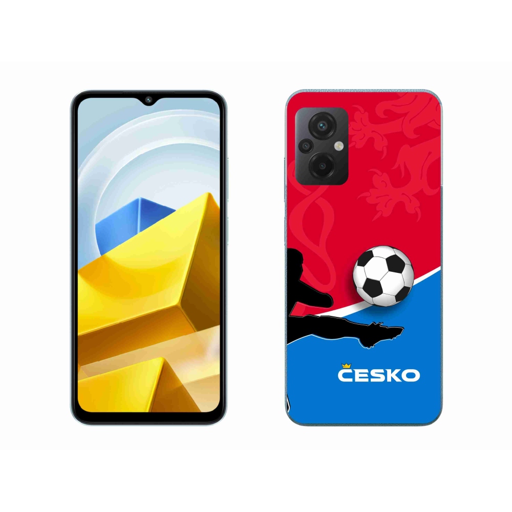 Gél borítás mmCase a Xiaomi Poco M5 4G - futball Csehország 2