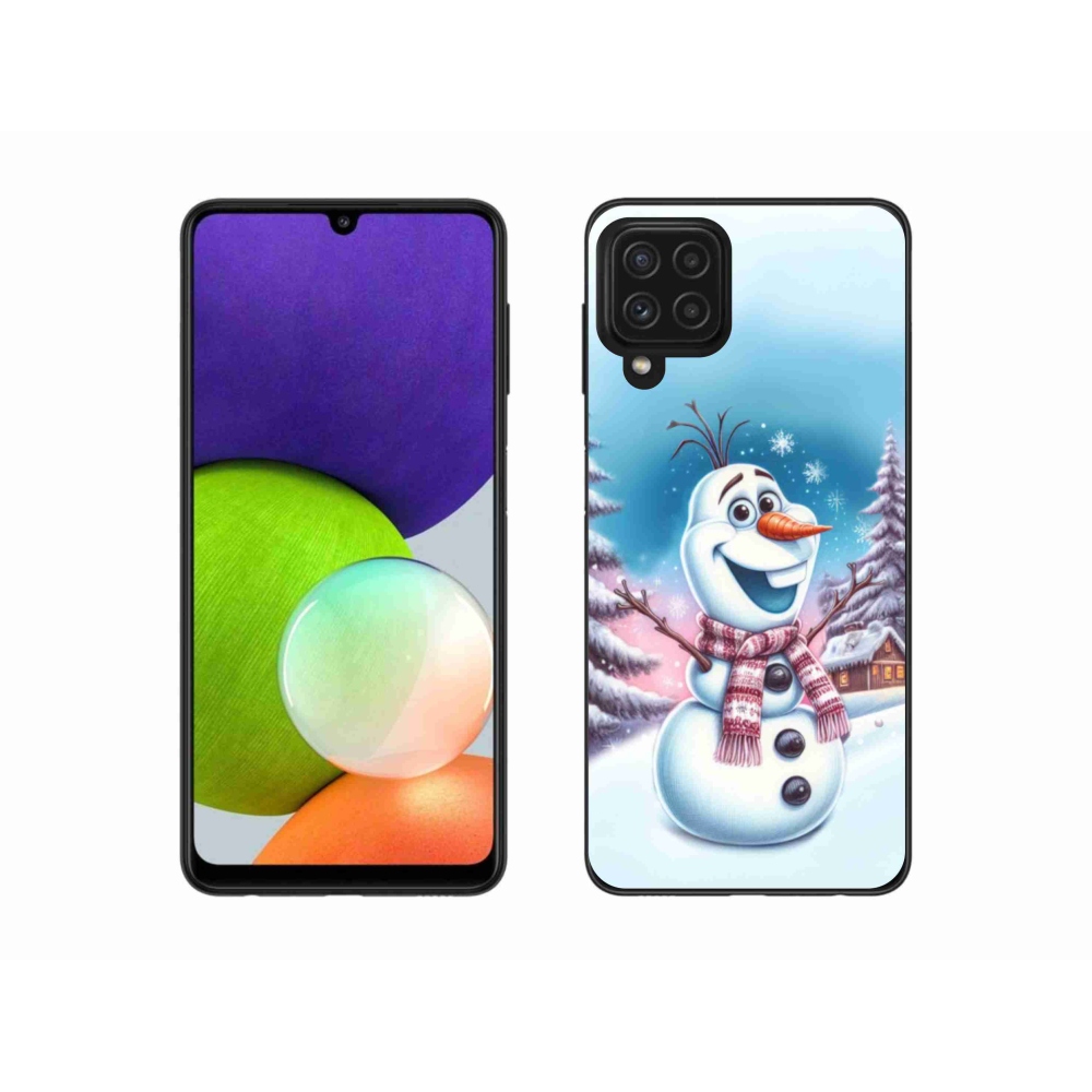 Gél borítás mmCase Samsung Galaxy A22 4G - ice kingdom - jégkirályság