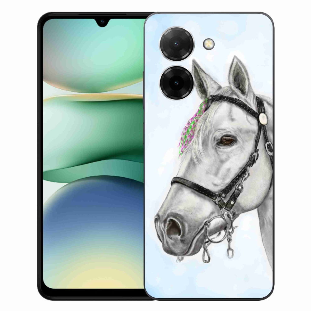 Gél borítás mmCase for Xiaomi Redmi A5 (171.7x77.8x8.3mm) - fehér ló 1