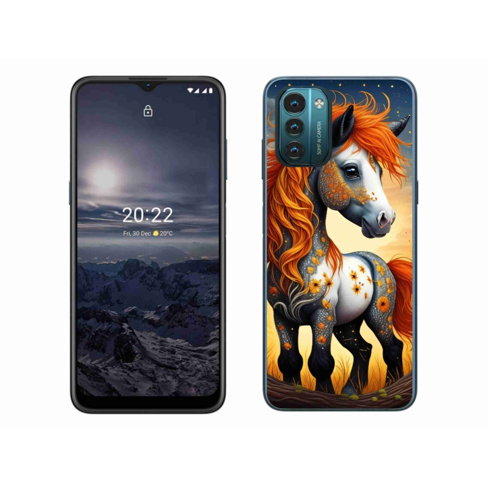 Zselés borítás mmCase a Nokia G11/G21 készülékhez - színes póni