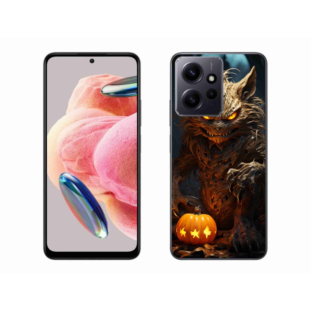 Gél borítás mmCase a Xiaomi Redmi Note 12 4G-hez - Halloween szörnyeteg