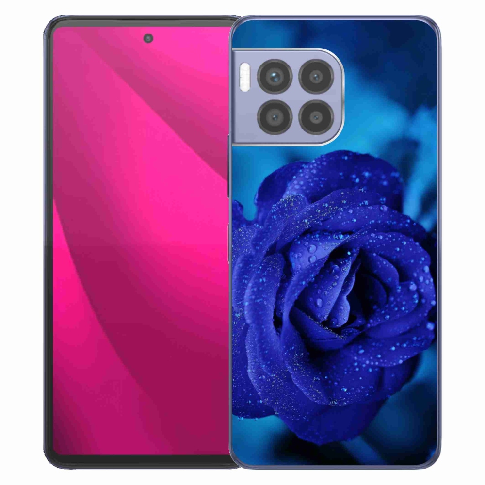 Zselés borítás mmCase a T-Mobile T Phone 2 Pro készülékhez - kék rózsa