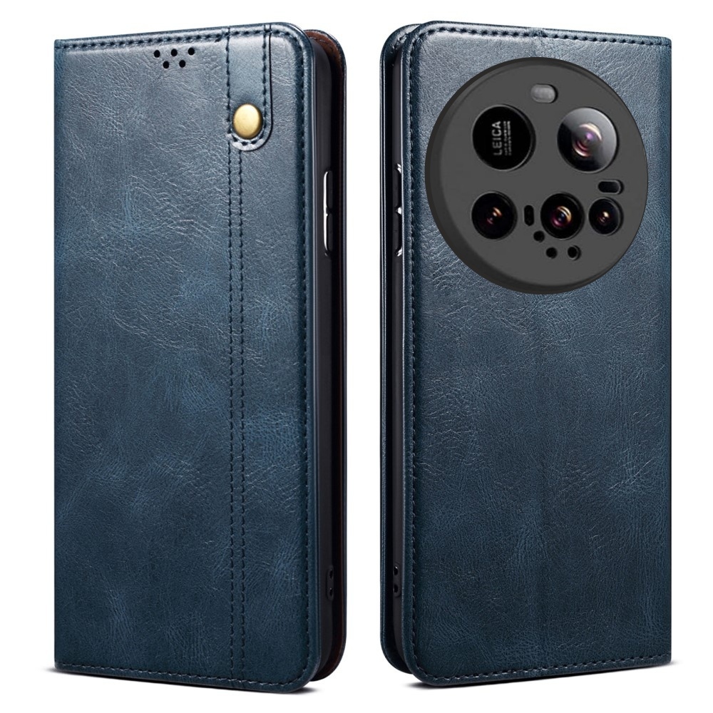 Viaszos könyv tok Xiaomi 15 Ultra - kék