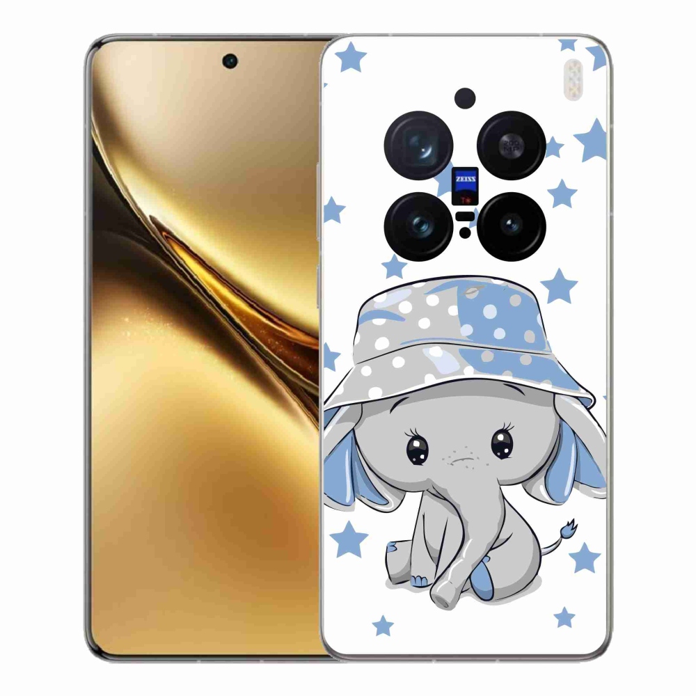 Zselés borítás mmCase Vivo X200 Pro 5G - kék elefánthoz