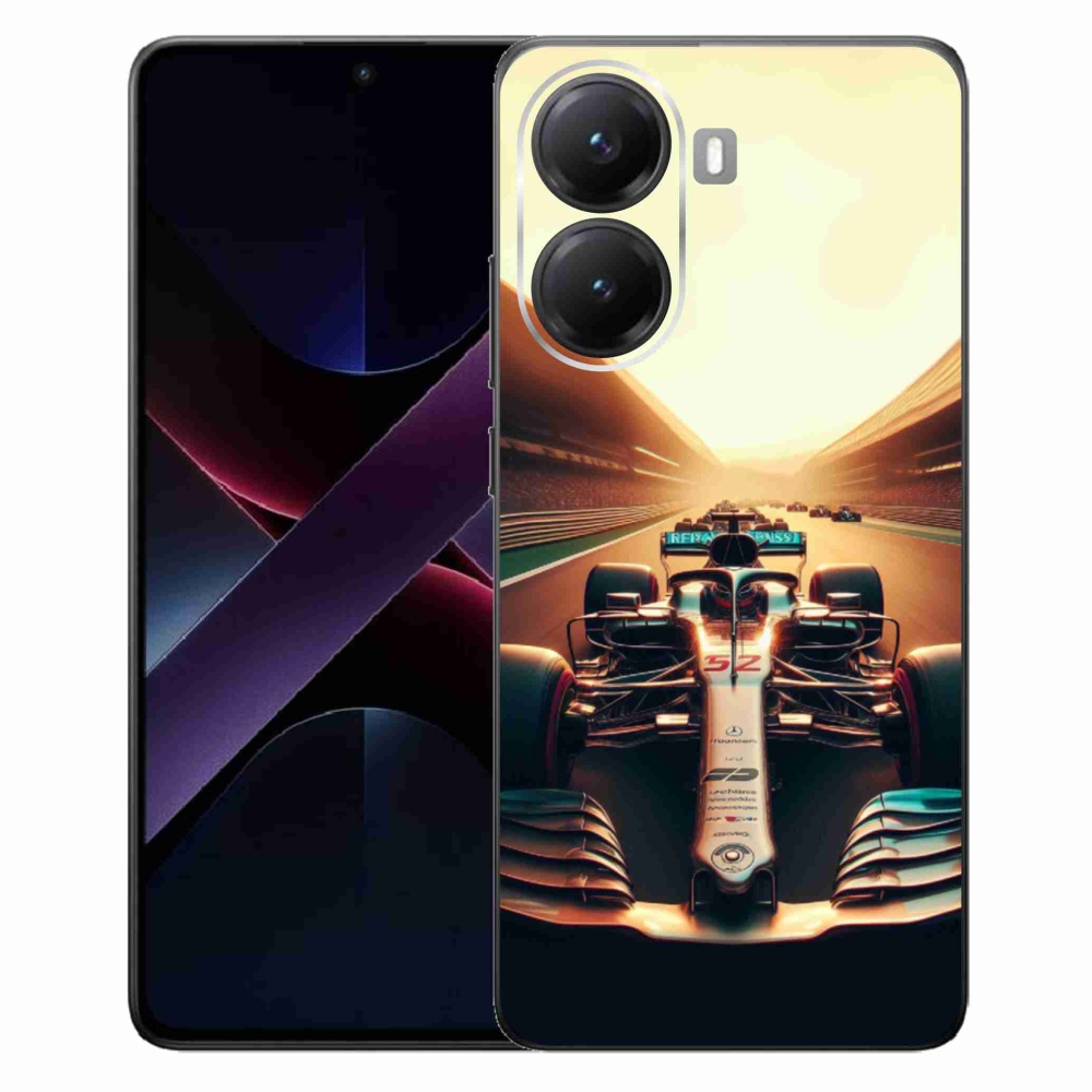 Gél borítás mmCase a Xiaomi Poco X7 Pro 5G számára - formula 1