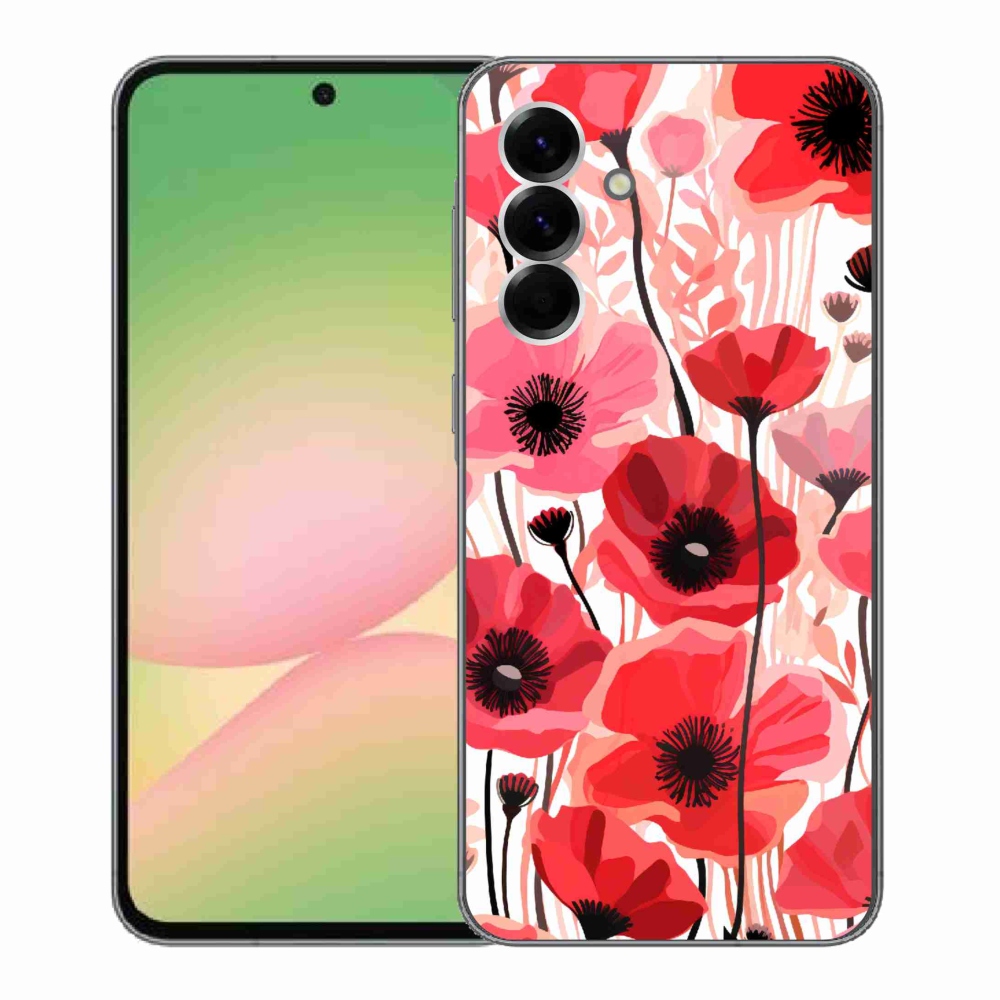 Gél védőhuzat mmCase Samsung Galaxy A56 5G - mákos 1