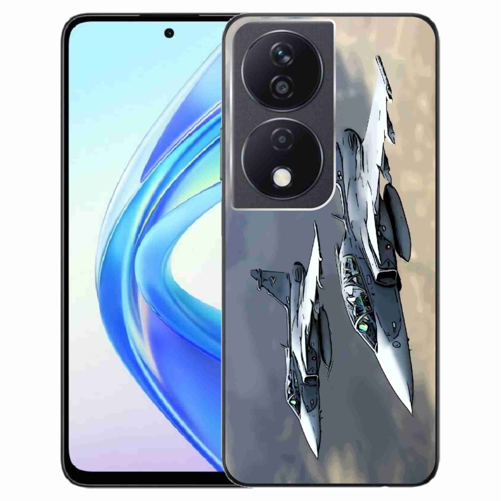 Zselés borítás mmCase a Honor X7b/Honor 90 Smart - vadászgépek számára