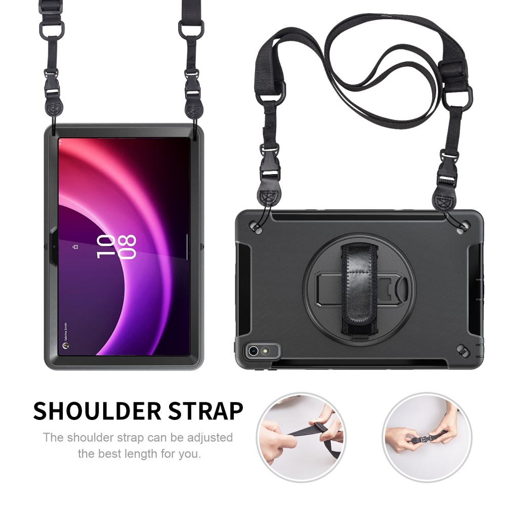 Strapabíró hibrid borítás képernyővédővel Lenovo Tab P11 (2.Gen) - fekete