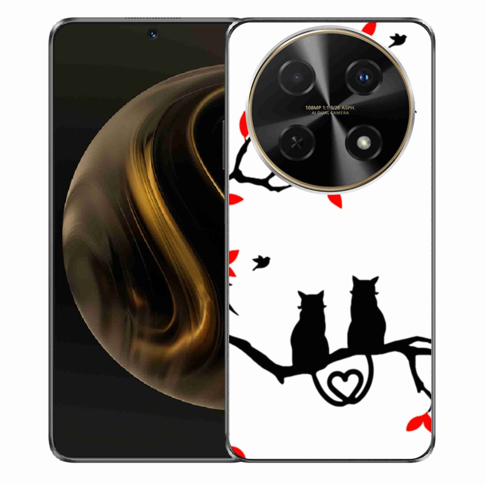 Gél borítás mmCase a Huawei Nova 12i készülékhez - macskaszerelem