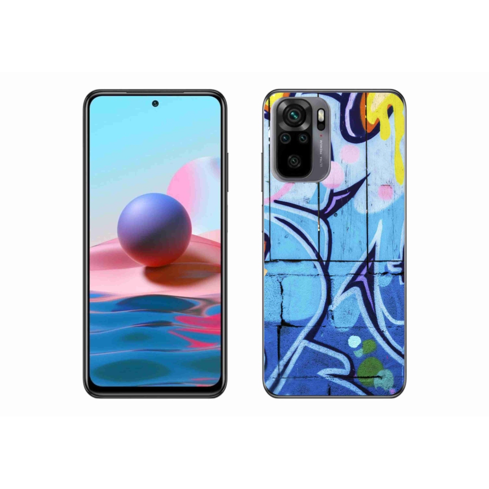 Gél borítás mmCase a Xiaomi Redmi Note 10S-hez - graffiti