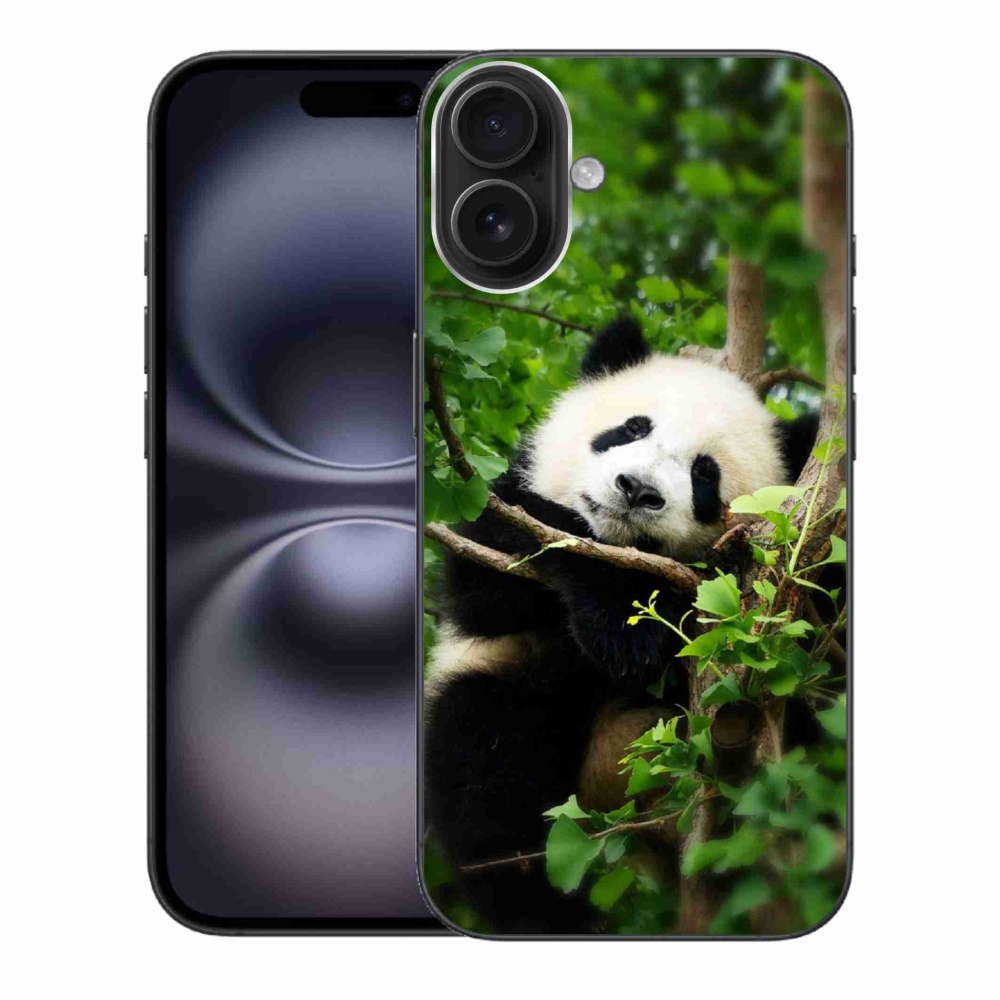 Zselés borítás mmCase iPhone 16 Plus készülékhez - panda