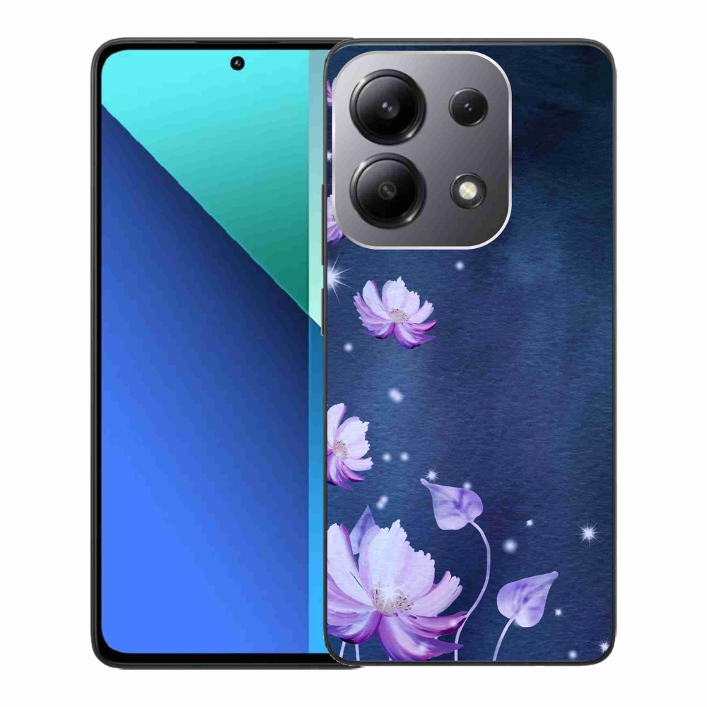 Gél tok mmCase a Xiaomi Redmi Note 13-hoz - hulló virágok
