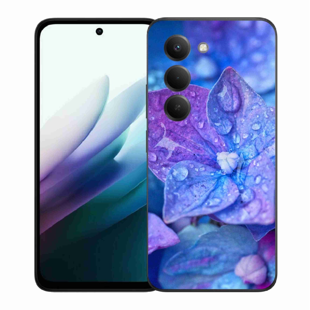 Gél borítás mmCase a Xiaomi Redmi 15 4G/5G (171mm) - lila virág