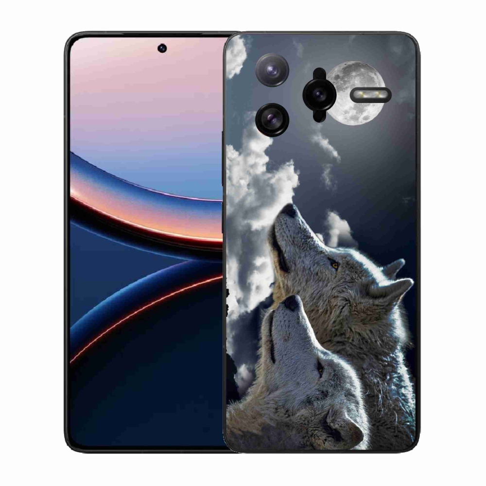 Gél borítás mmCase a Xiaomi Poco F7 Ultra számára - farkasok