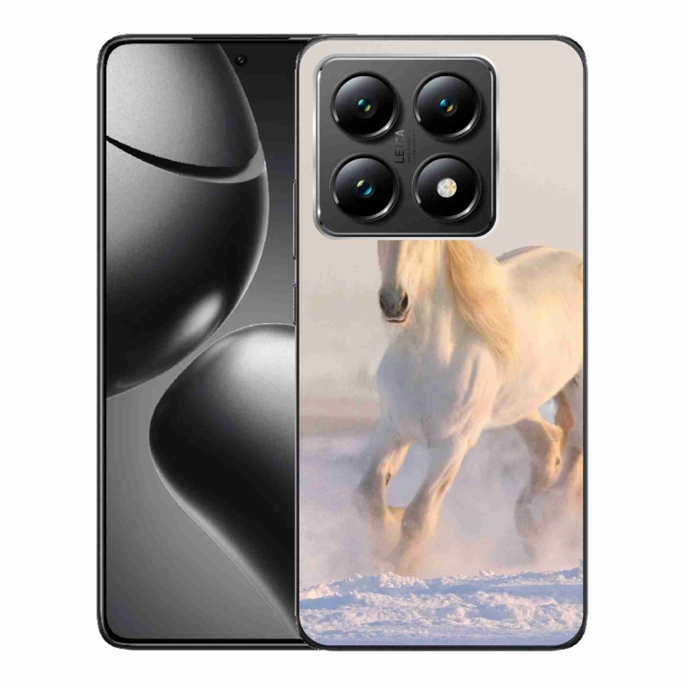 Gél tok mmCase a Xiaomi 14T-hez - ló a hóban