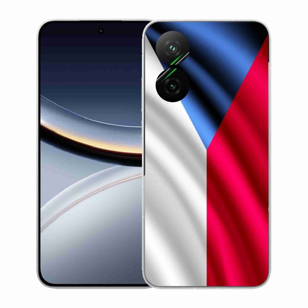 Gél borítás mmCase a Xiaomi Poco F7 5G számára - cseh zászló