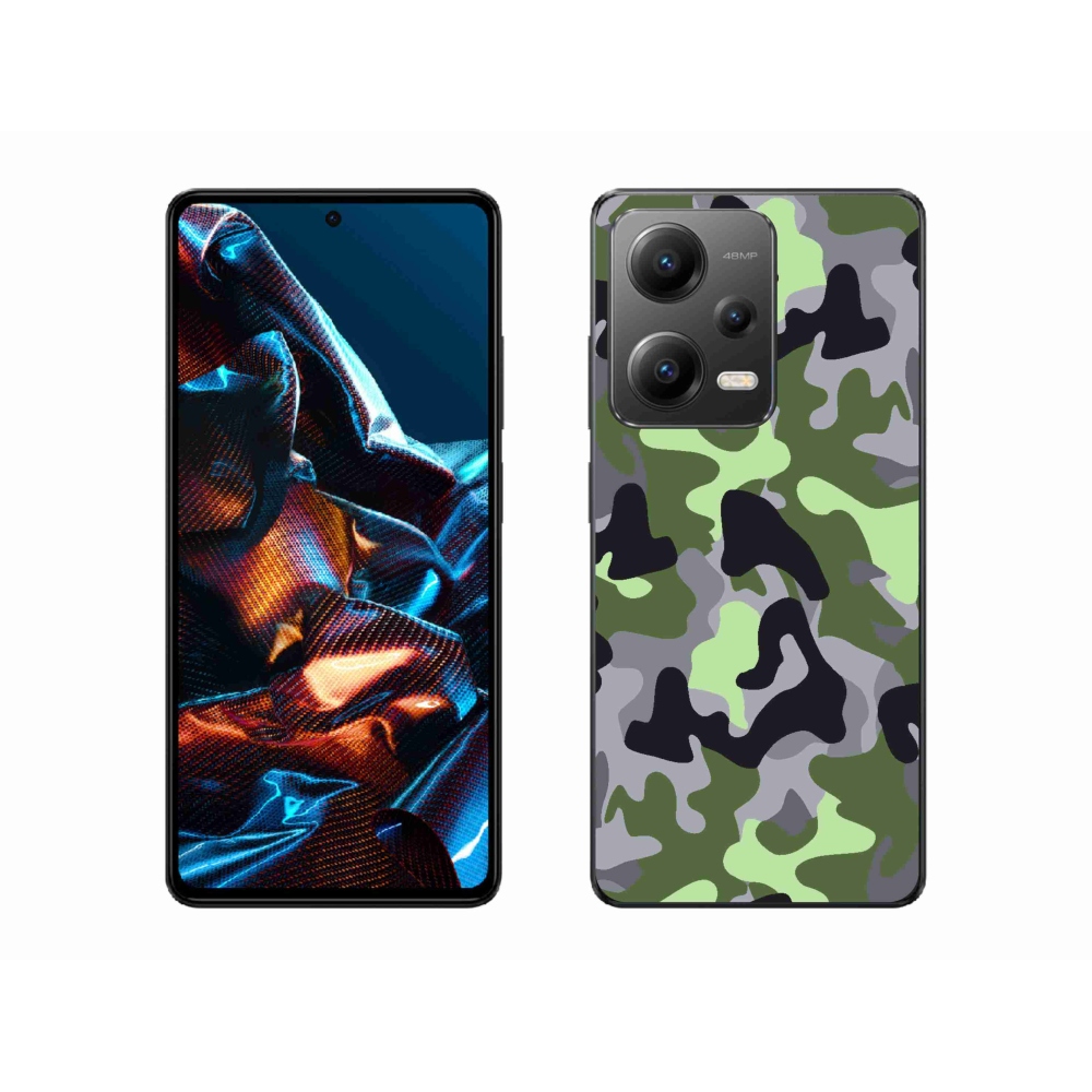 Gél borítás mmCase a Xiaomi Redmi Note 12 Pro 5G-hez - álcázó minta 7