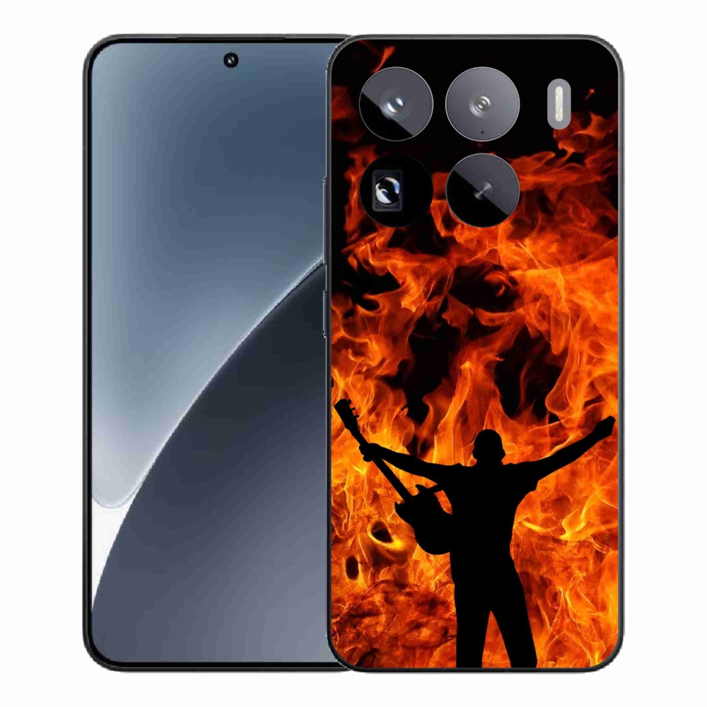 Gél borító mmCase a Xiaomi 15 Pro számára - zenész és tűz