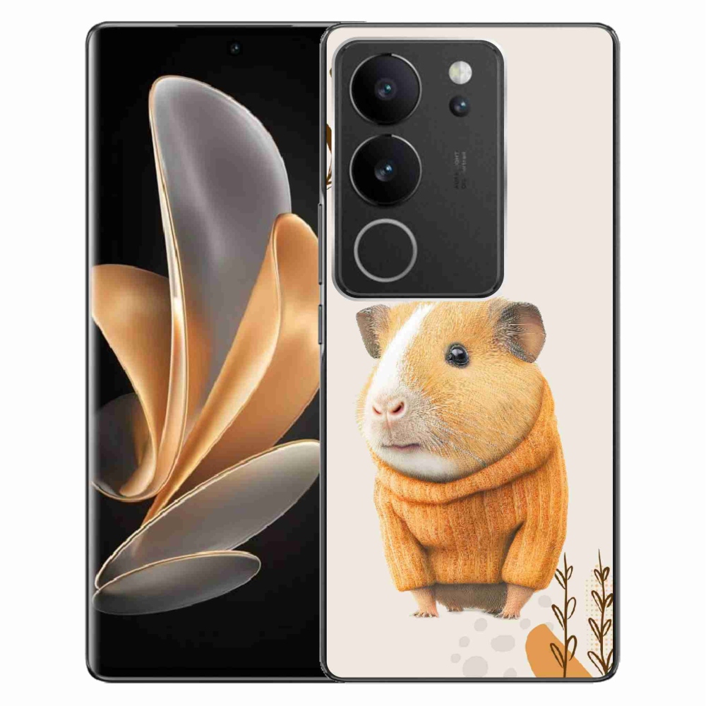 Gélburkolat mmCase a Vivo V29 5G-hez - tengerimalac pulóverben