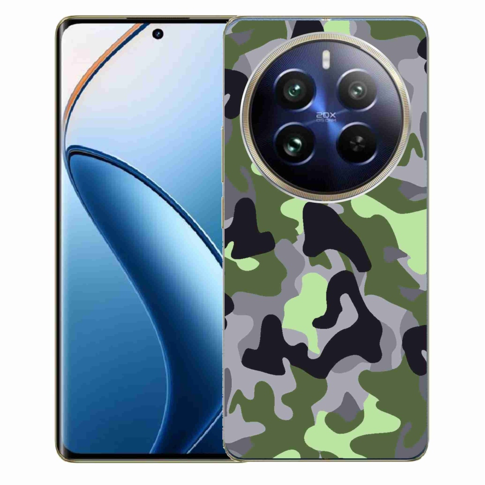 Gél borítás mmCase a Realme 12 Pro 5G/12 Pro+ 5G számára - álcázó minta 7