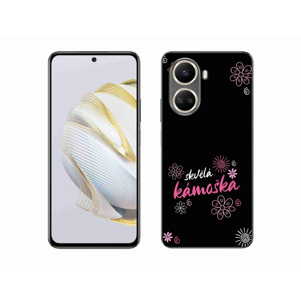 Gél borító mmCase a Huawei Nova 10 SE-n - nagyszerű haver fekete háttérrel