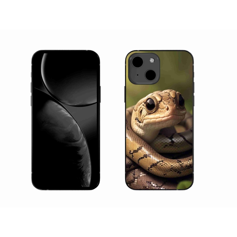 Zselés borítás mmCase iPhone 13 készülékhez - kígyó 1