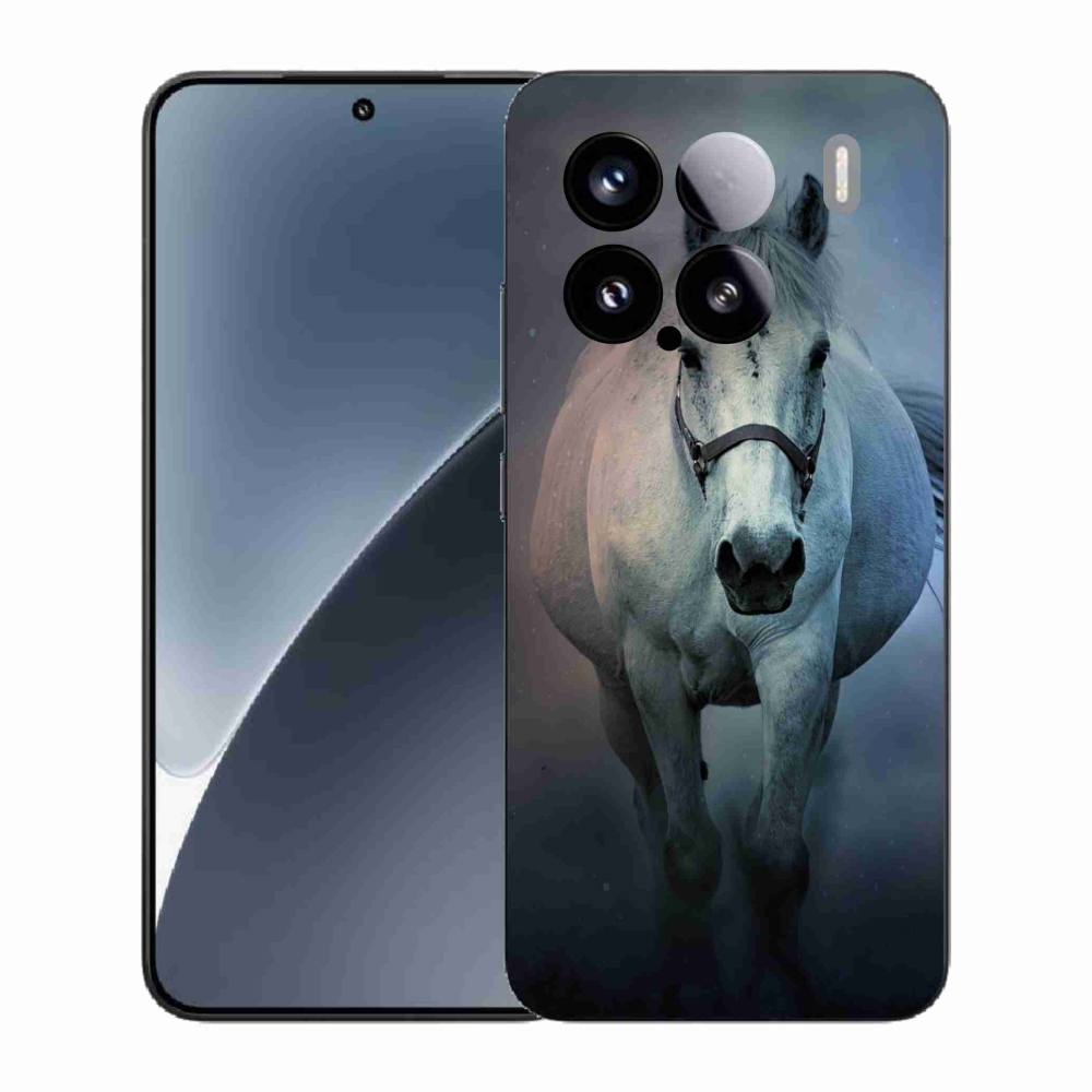 Gél borító mmCase a Xiaomi 15 - futó fehér lóhoz