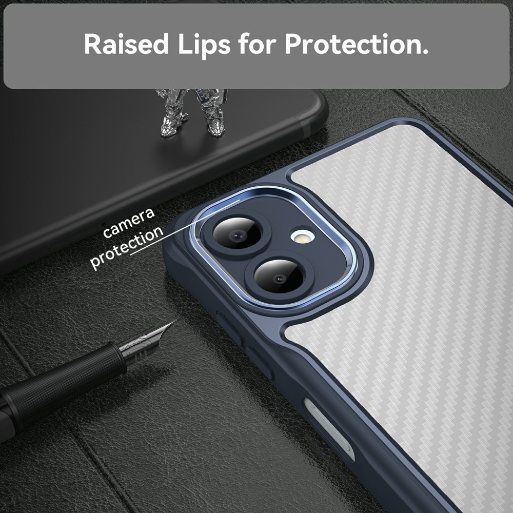 Textúrák tartós borító Samsung Galaxy A06 4G készülékhez - kék