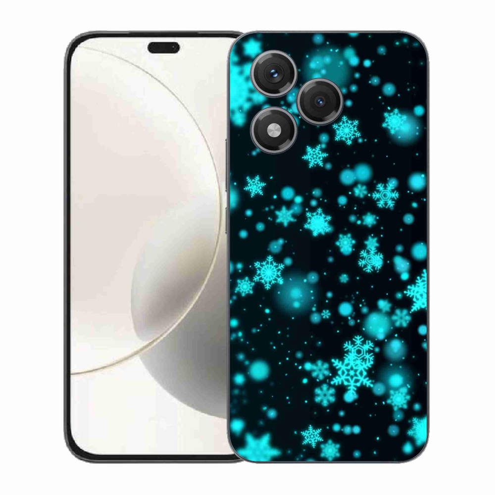 Zselés borítás mmCase a Honor 400 Lite készülékhez - hópelyhek 1