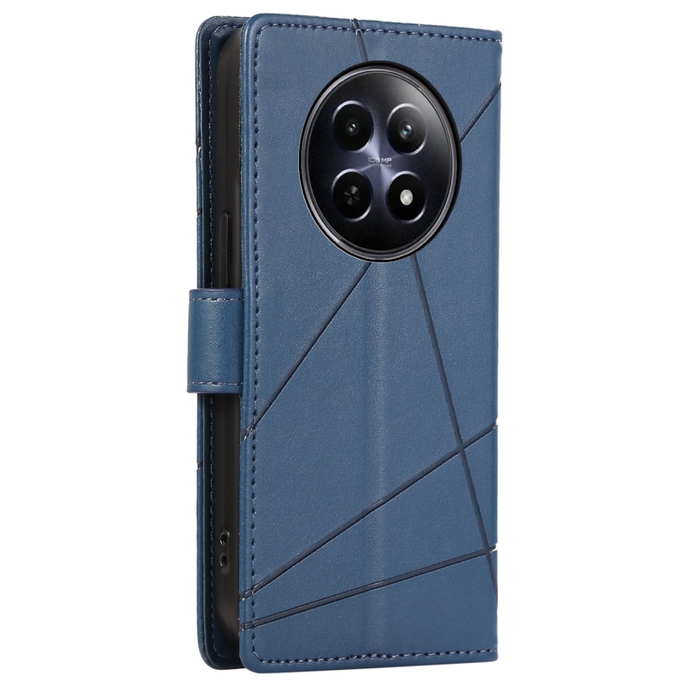 Line könyvtáska a Realme 12 5G/12x 5G készülékhez - kék