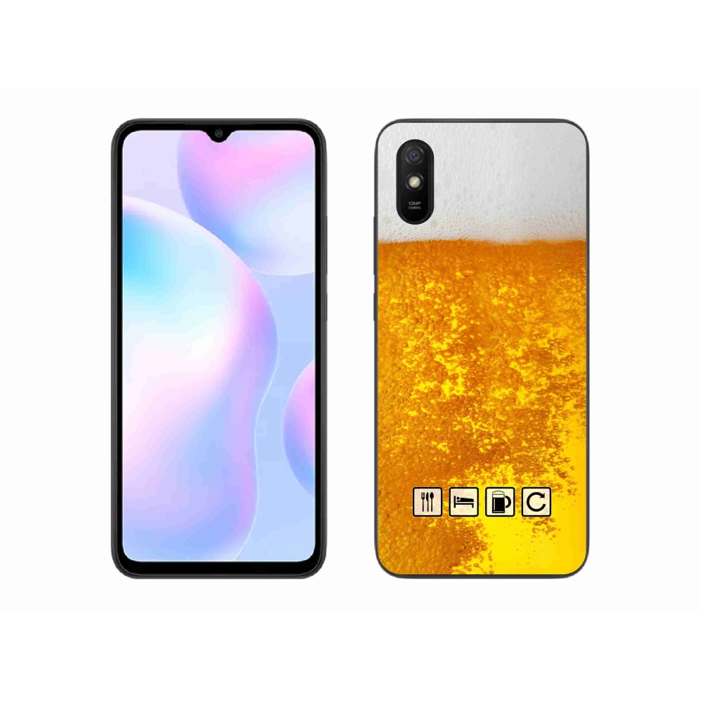 Gél borítás mmCase a Xiaomi Redmi 9A számára - sör motívum 3